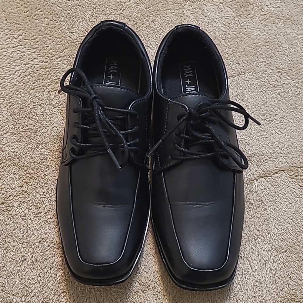 Max + Jake Boy's Black Dress Shoe